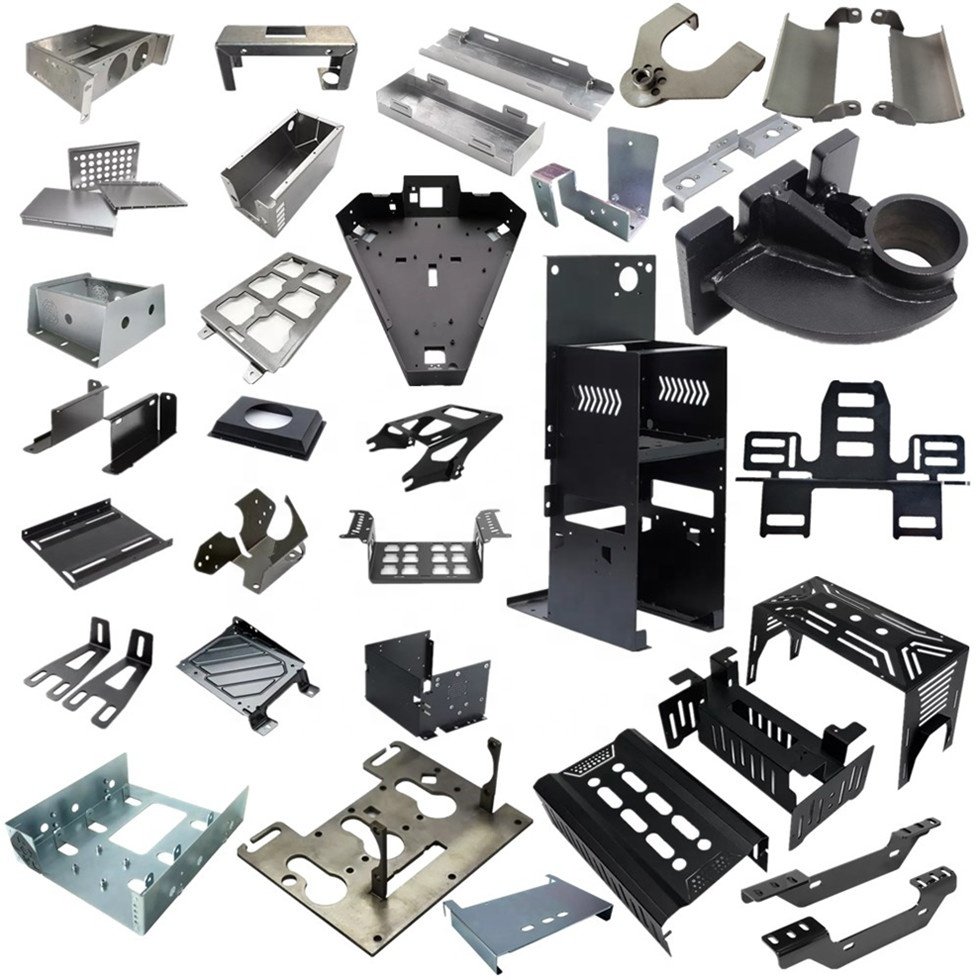 OEM sheet metal fabrication stamped metal parts custom deep drawn laser cutting bending metal stamping part