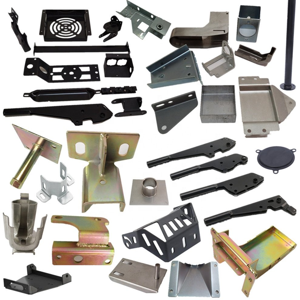OEM sheet metal fabrication stamped metal parts custom deep drawn laser cutting bending metal stamping part