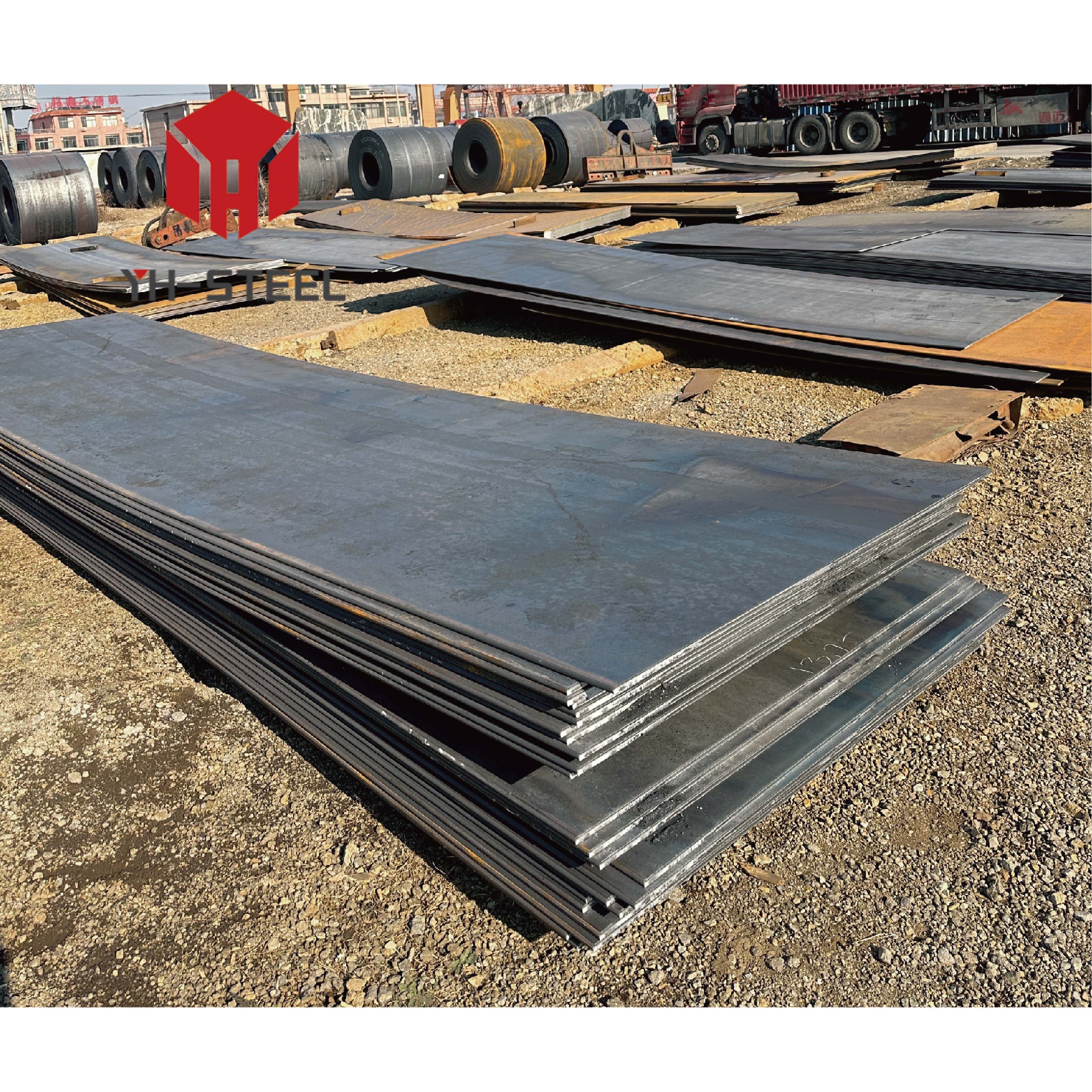 Q235 Hot Rolled Carbon Steel Plate 10mm 12mm Automobile Ship Manufacturing Cut Weld Processing Construction