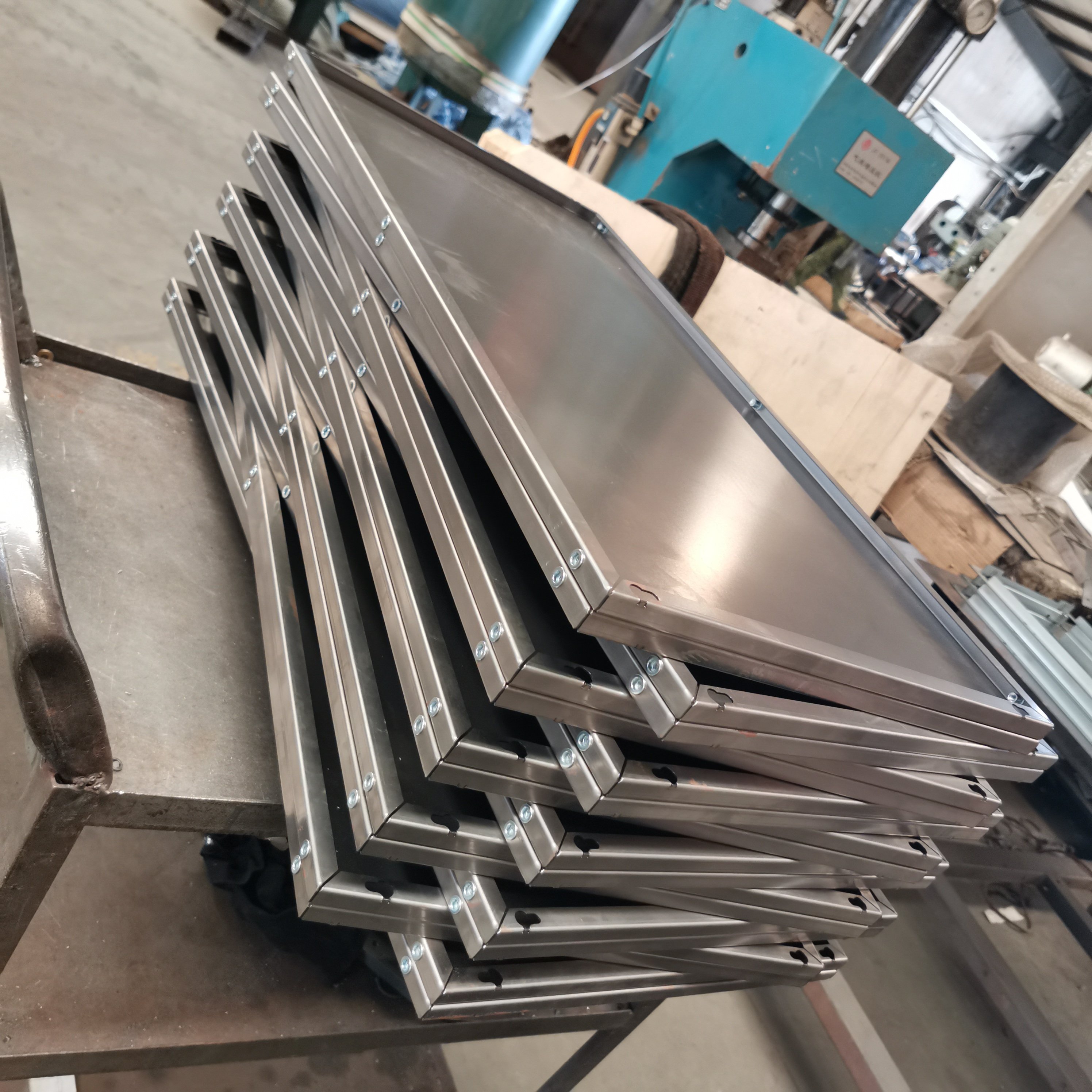 Custom bending/press riveting works box enclosure processing stainless aluminium steel sheet metal fabrication