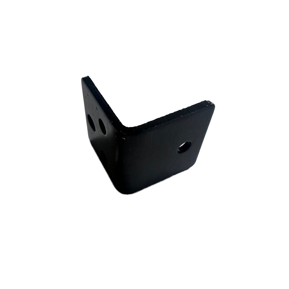 19-Inch 1U Black Network Rack Cable Organizer Galvanized Metal Sheet Powder Coated Brackets 1U Network Sheet Metal Fabrication