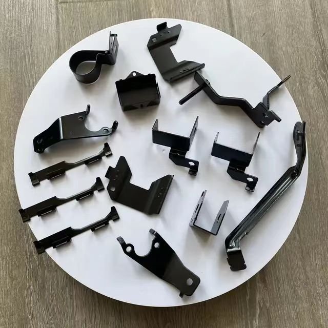 OEM Customized Precision Sheet Metal Stamping Brackets Brass Fabrication Service with Bending Sheet Aluminum Metal Manufacturing