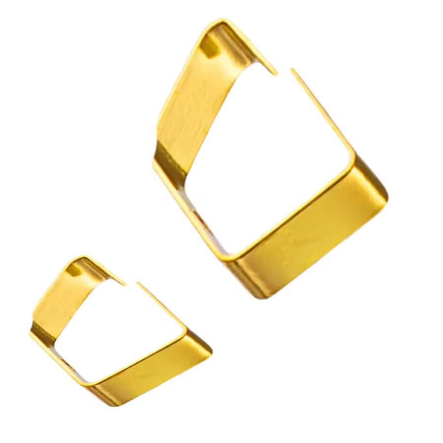 Custom Sheet Metal Fabrication Brass EMI Gaskets Shielding Contact Finger