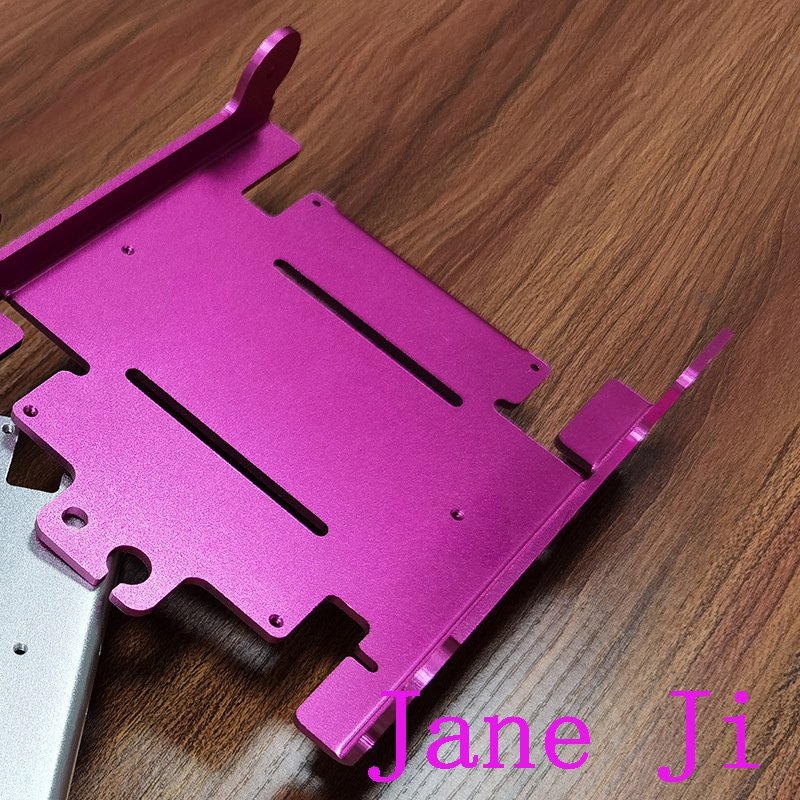 Sandblasted Silver Anodized Aluminum 6061 7075 Sheet Metal Parts