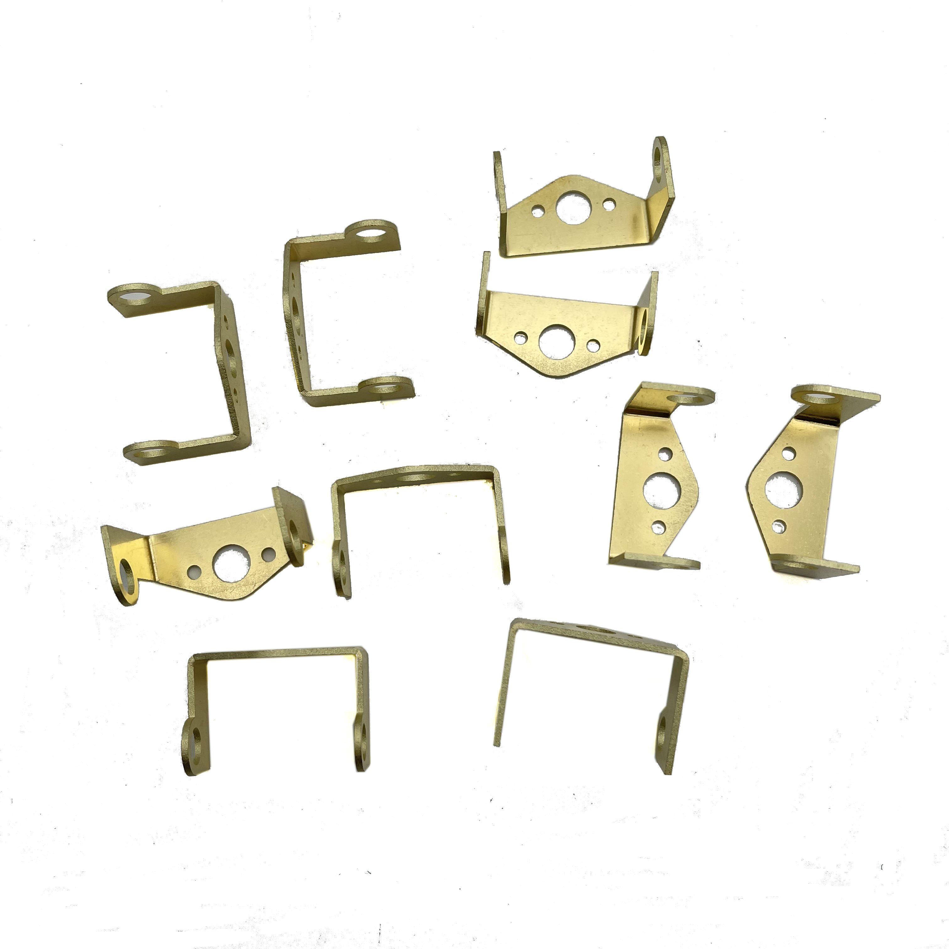 Factory Custom High Precision Metal Laser Cutting Sheet Metal Fabrication Brass Stamping Parts