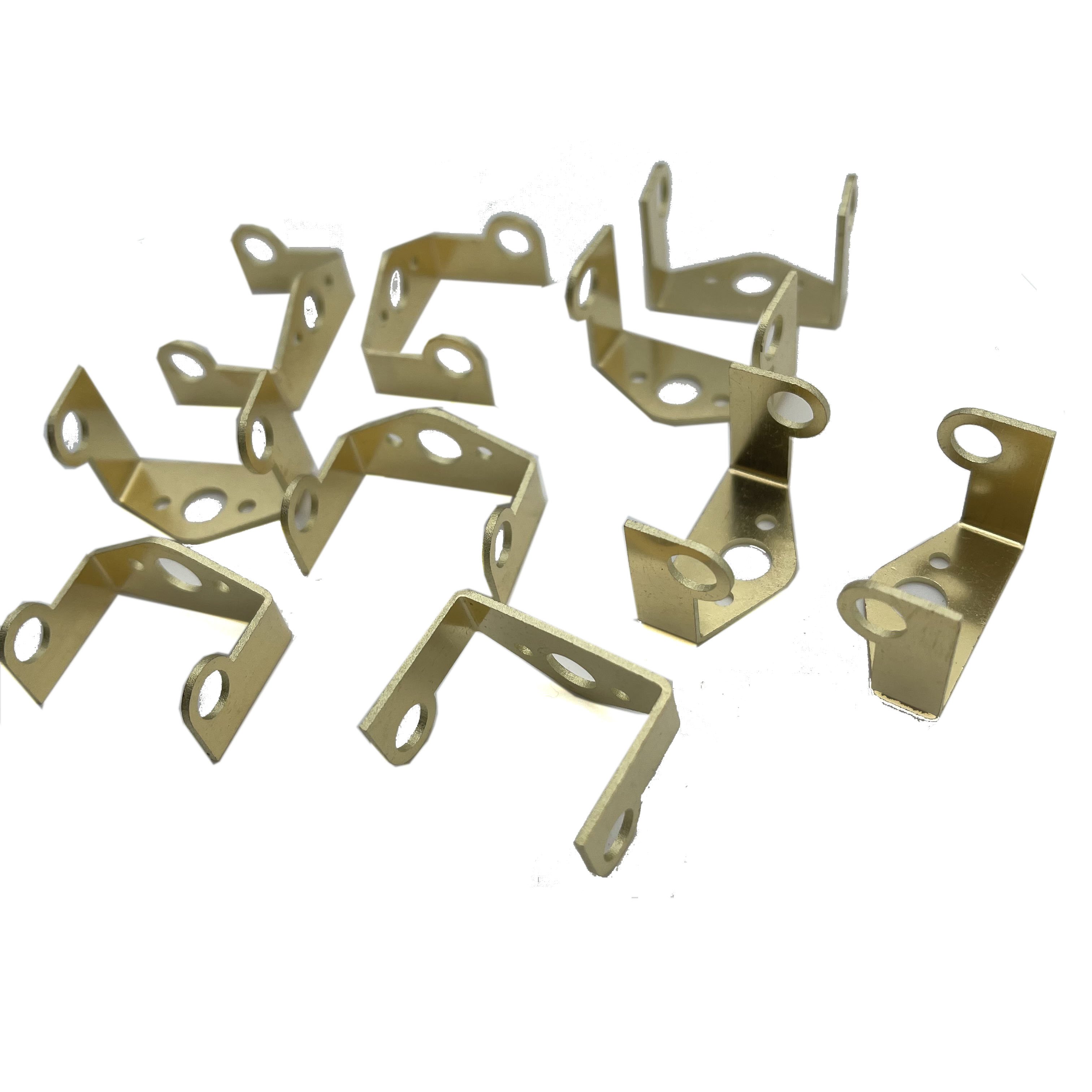 Factory Custom High Precision Metal Laser Cutting Sheet Metal Fabrication Brass Stamping Parts