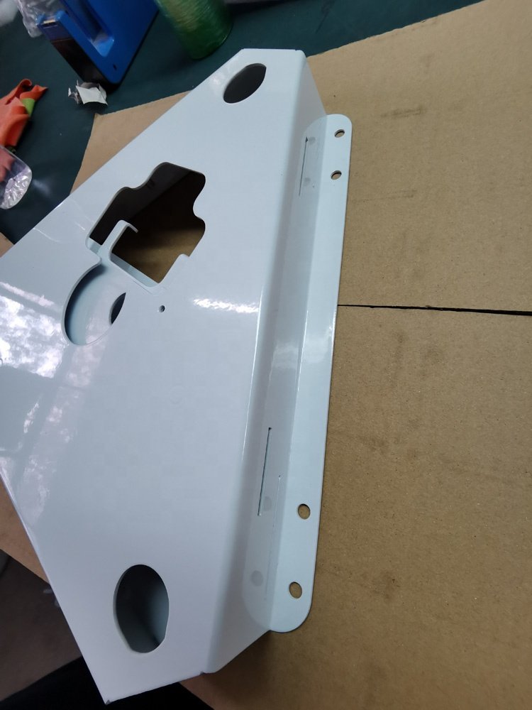 Sheet Metal Fabrication White Powder Coating Chassis case shell parts
