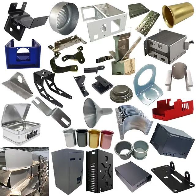 OEM Custom Manufacturers' Aluminum & Brass Sheet Metal Stamping Figure Customization with Bending Technique