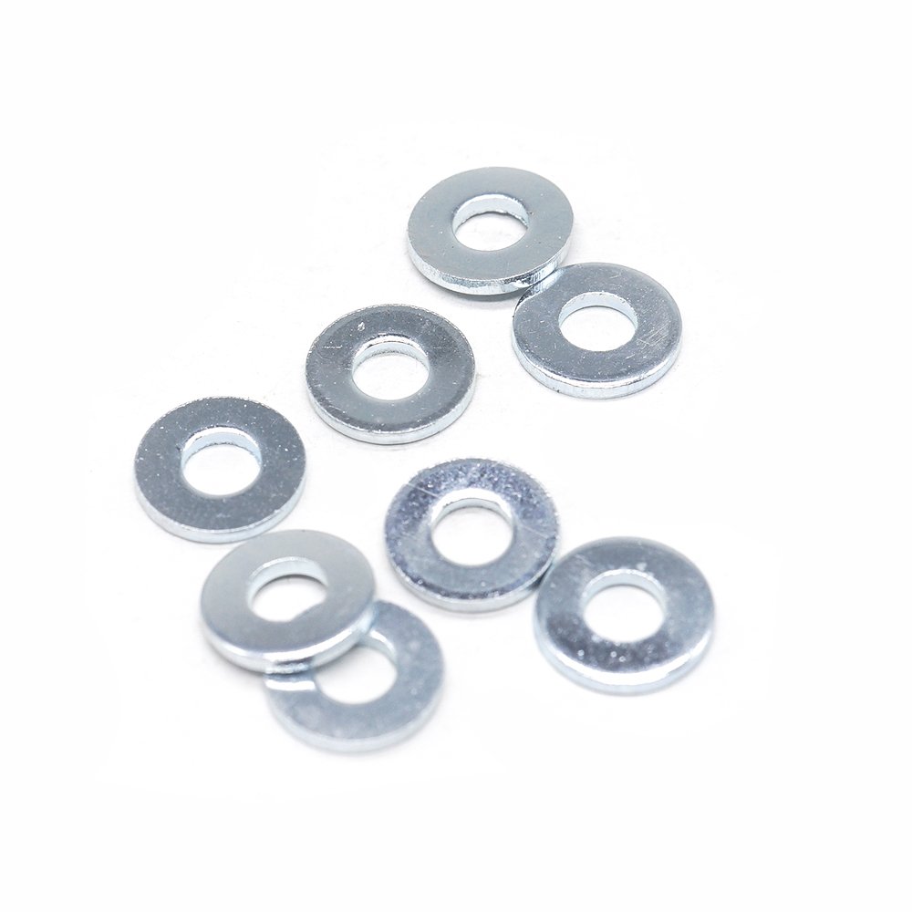 Custom Sheet Metal Fabrication Stamping Part Low Carbon Steel Zinc Plated Flat Washers Gasket