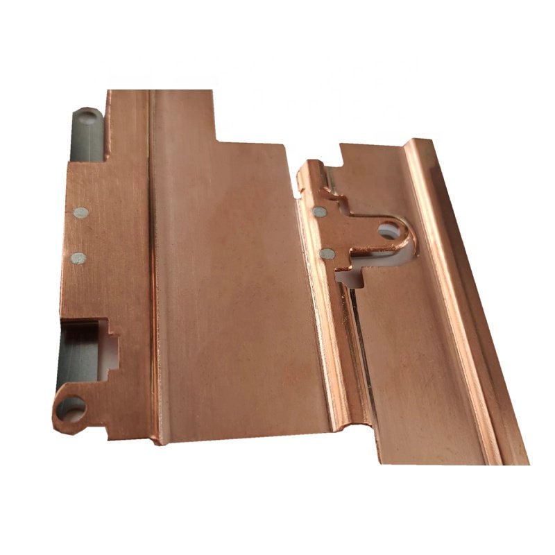 High quality custom red bronze precision sheet metal automation equipment Metal stamping parts sheet metal parts