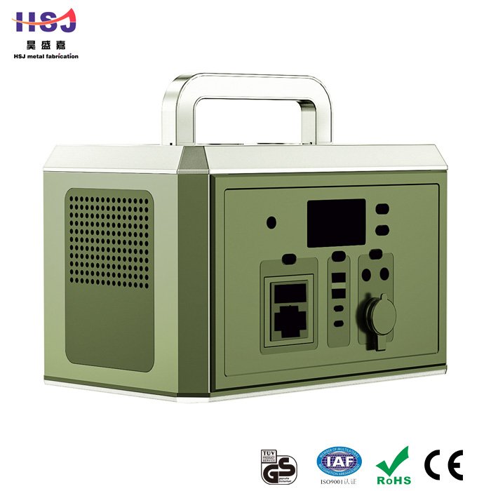 HSJ Factory Outdoor Mobile Power Enclosure sheet metal Processing Custom Car Solar Inverter Energy Storage Chassis Enclosure