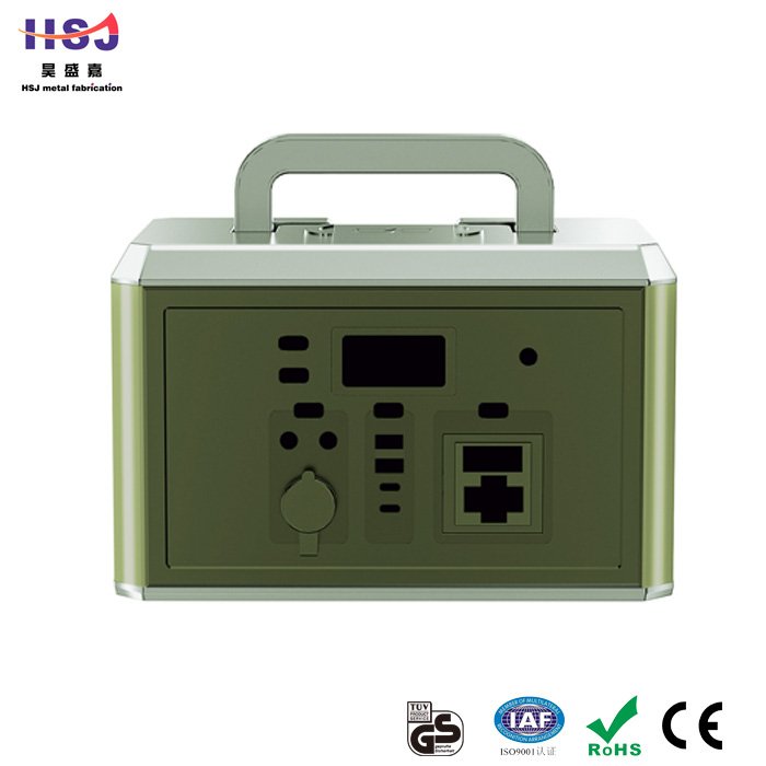 HSJ Factory Outdoor Mobile Power Enclosure sheet metal Processing Custom Car Solar Inverter Energy Storage Chassis Enclosure