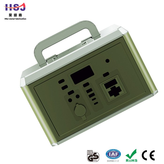 HSJ Factory Outdoor Mobile Power Enclosure sheet metal Processing Custom Car Solar Inverter Energy Storage Chassis Enclosure