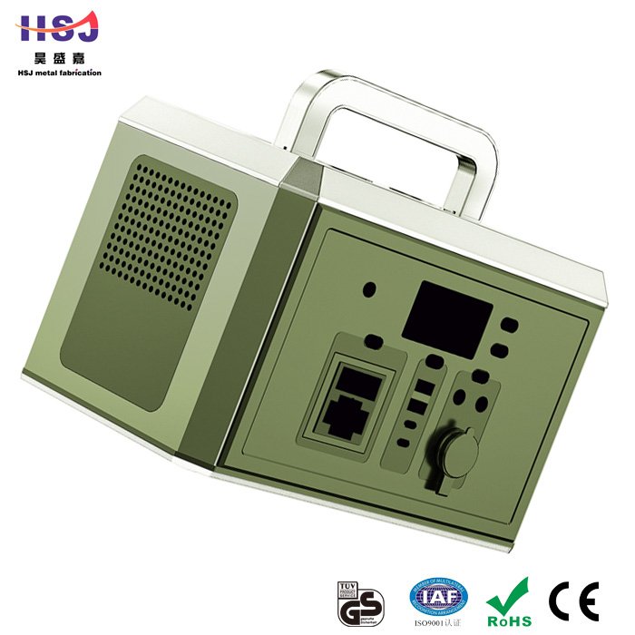 HSJ Factory Outdoor Mobile Power Enclosure sheet metal Processing Custom Car Solar Inverter Energy Storage Chassis Enclosure