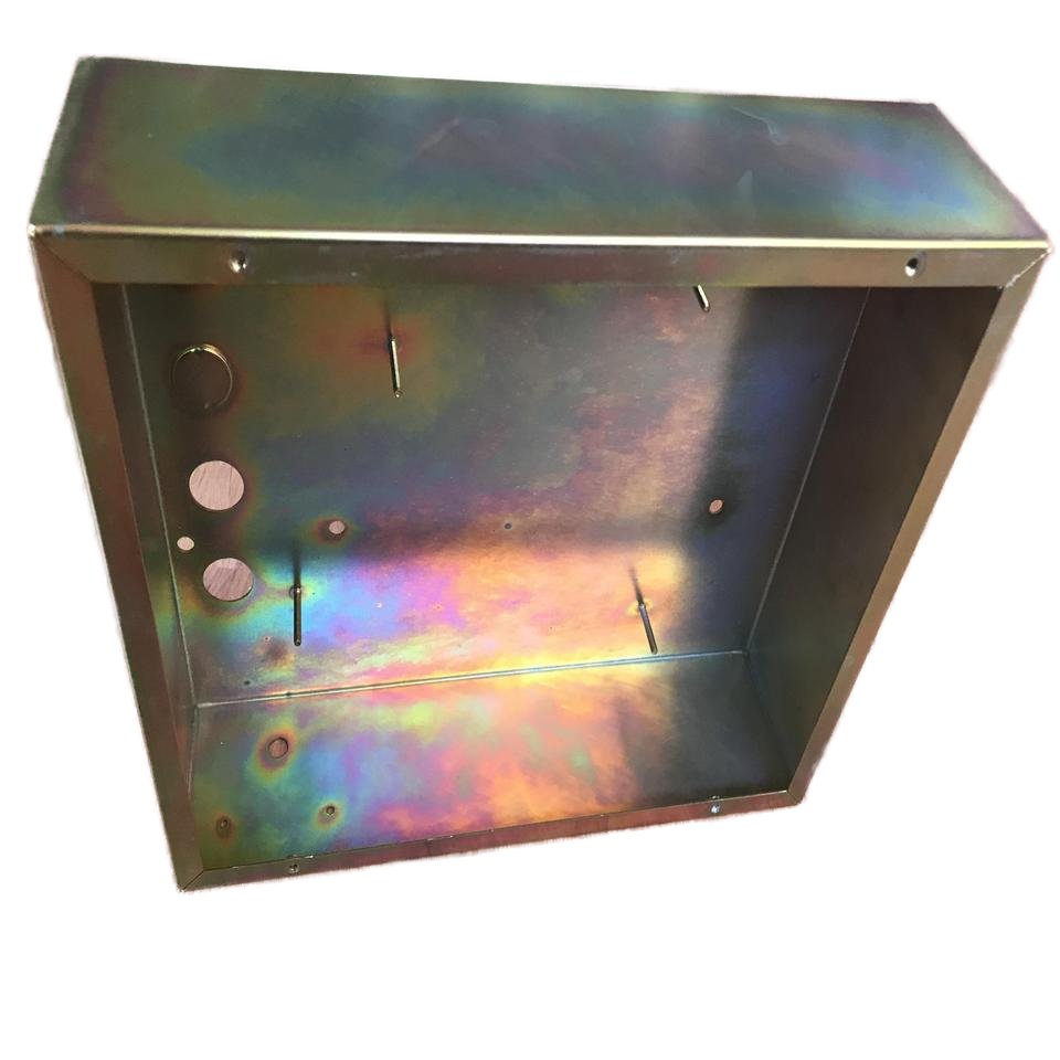 Custom Made Precision Sheet Metal Fabrication Andozied Aluminum Bending And Laser Cutting Enclosure Part