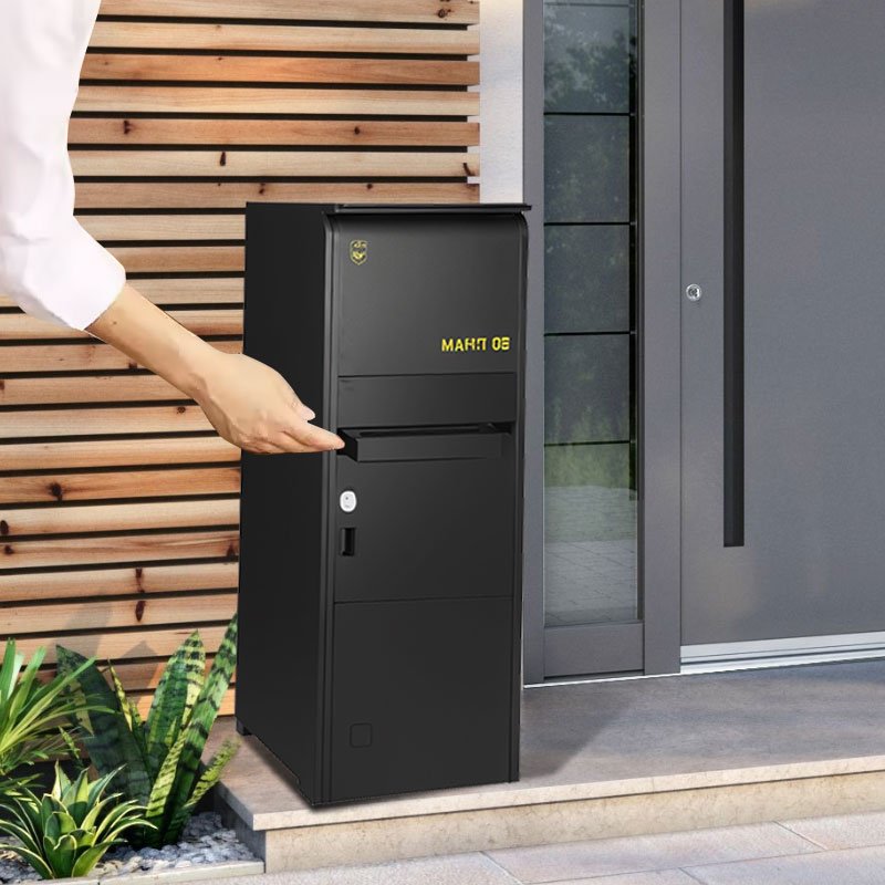 Sheet Metal Fabrication American Mailbox Postbox Surface Treated Mailbox Stainless Steel Letter Box Wall Mounted Mailbox
