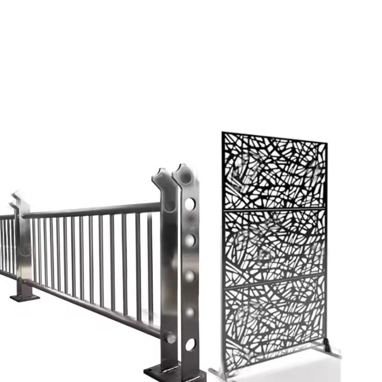 Aluminum alloy plate stainless steel fabrication custom decor sheet metal screen outdoor laser cutting metal