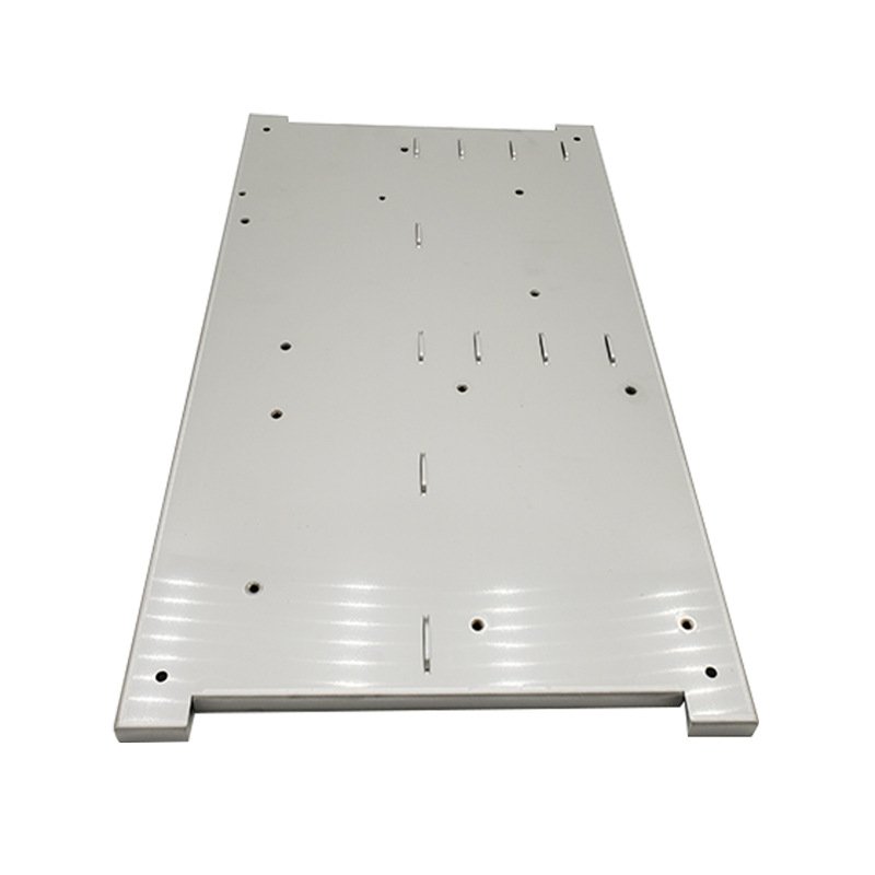 OEM Sheet Metal Fabrication Thick Bent Natural Anodize Aluminum Plate with Custom Size