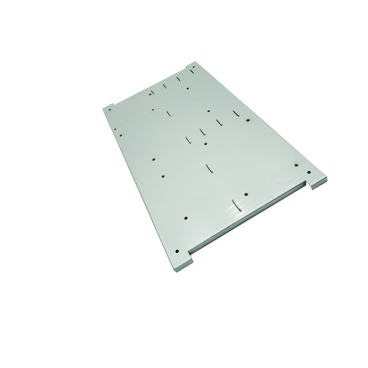 OEM Sheet Metal Fabrication Thick Bent Natural Anodize Aluminum Plate with Custom Size