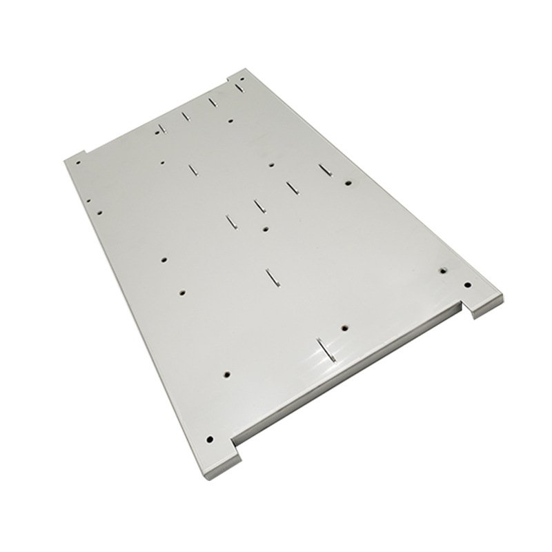 OEM Sheet Metal Fabrication Thick Bent Natural Anodize Aluminum Plate with Custom Size