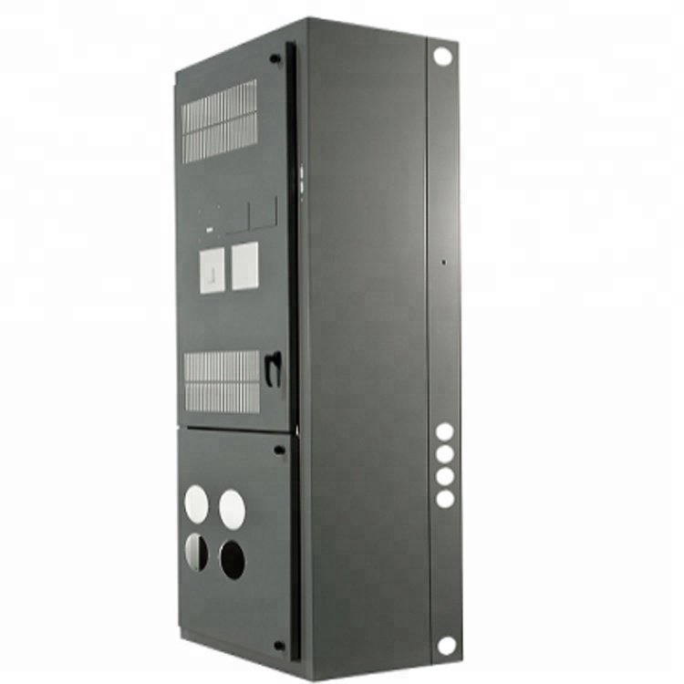 Custom Aluminum Laser Cutting Sheet Metal Bending Parts Fabrication for Electrical Control System Switchgear Cabinet
