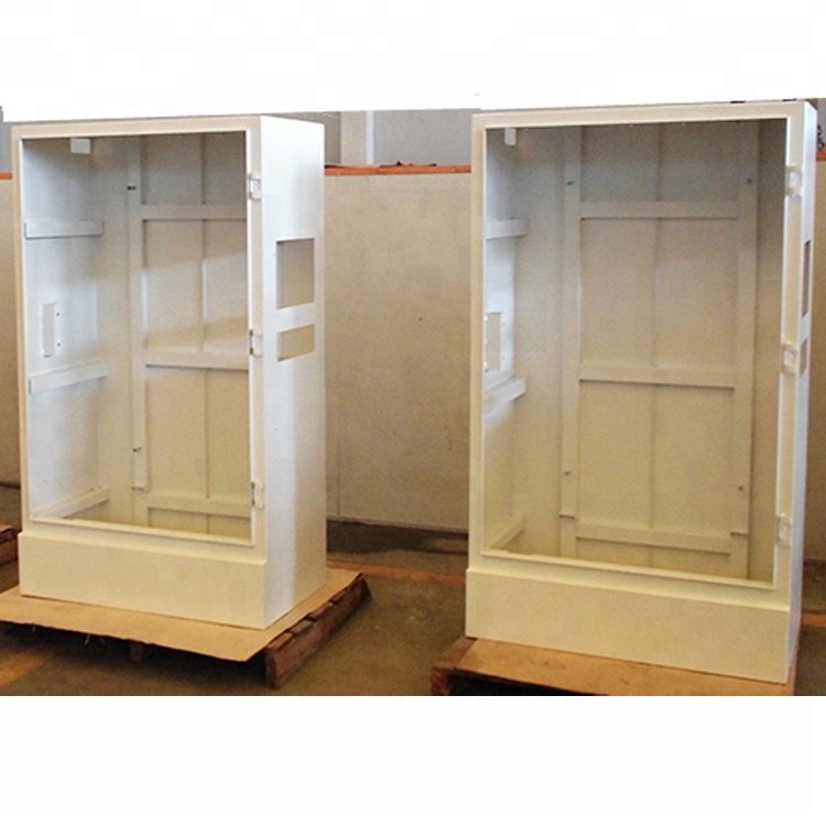 Custom Aluminum Laser Cutting Sheet Metal Bending Parts Fabrication for Electrical Control System Switchgear Cabinet