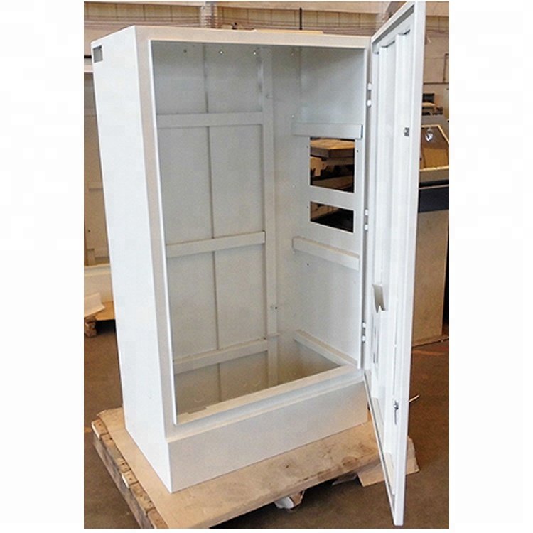 Custom Aluminum Laser Cutting Sheet Metal Bending Parts Fabrication for Electrical Control System Switchgear Cabinet