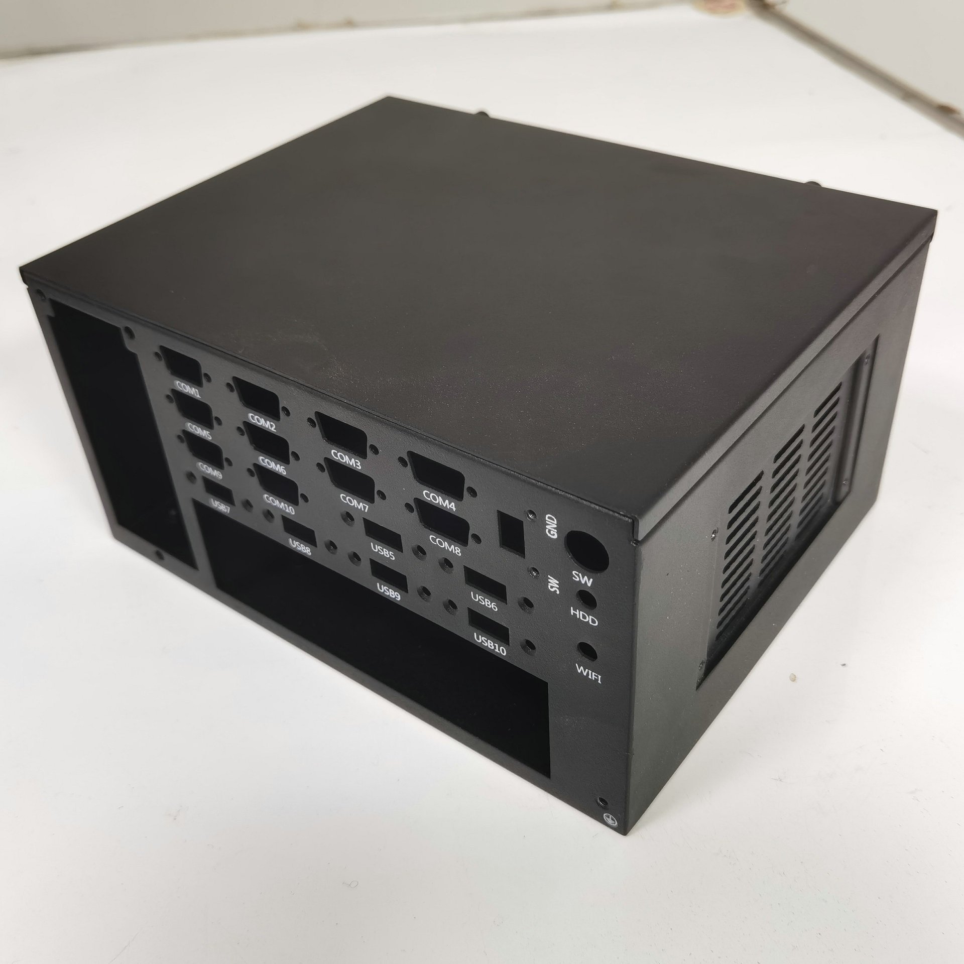 Custom Sheet Metal Fabrication Medical Device Box Stainless Steel Chassis Powder Coating Laser Cutting Stamping Bending Process
