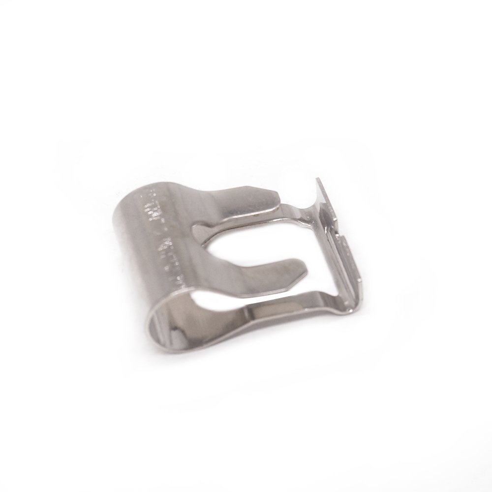 steel clips OEM custom Sheet Metal Fabrication Stainless Steel Spring Clamp tin plated clip