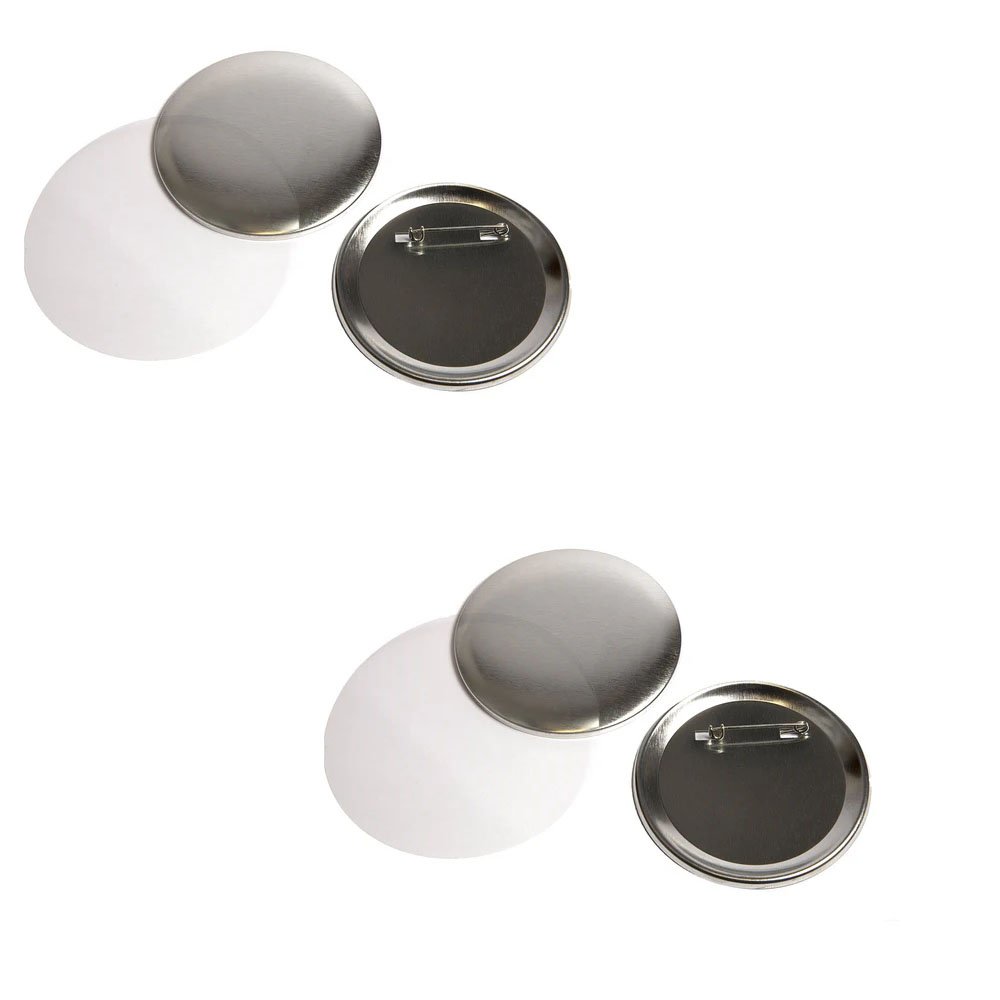 Custom Sheet Metal Fabrication Round Badge Button Parts Metal Button Pin Badge Kit