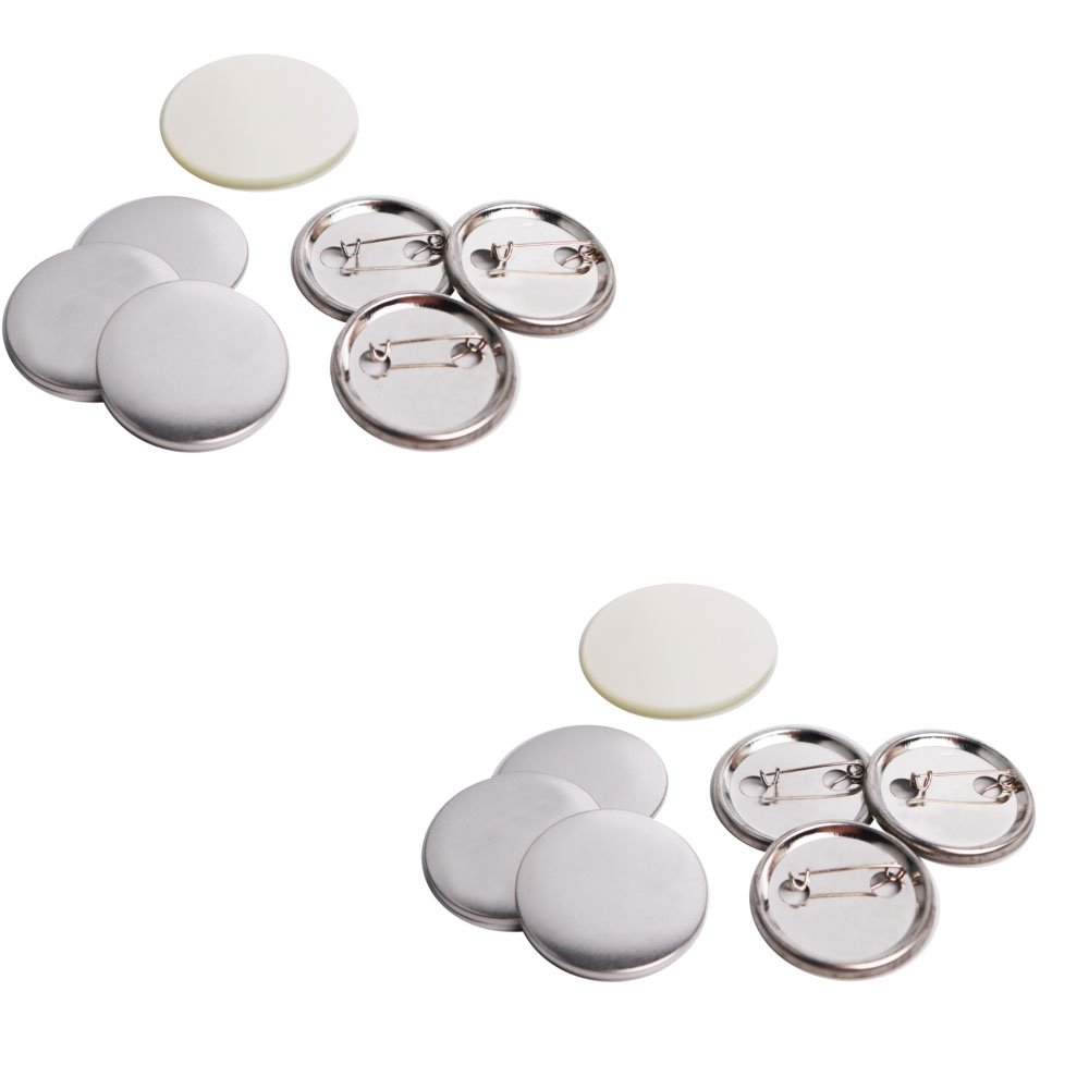 Custom Sheet Metal Fabrication Round Badge Button Parts Metal Button Pin Badge Kit