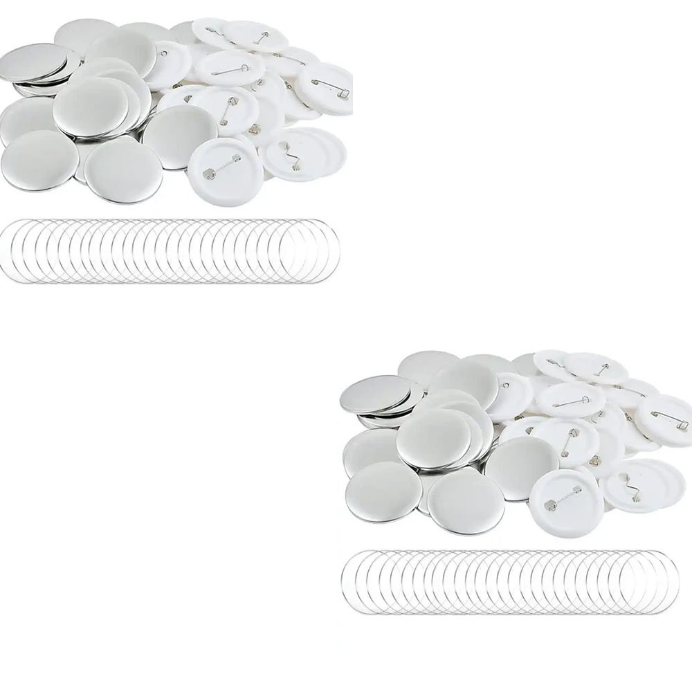 Custom Sheet Metal Fabrication Round Badge Button Parts Metal Button Pin Badge Kit