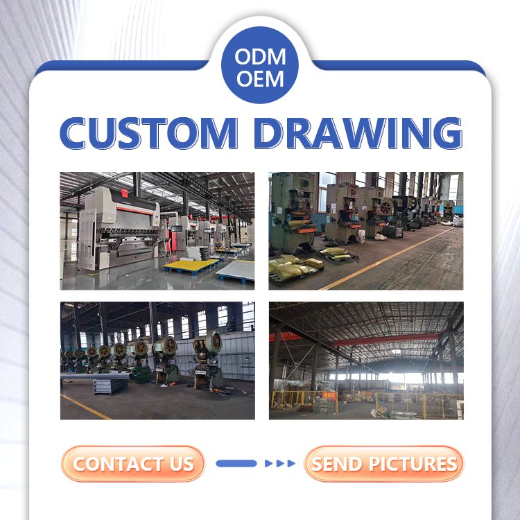 Custom Sheet Metal Fabrication Bending Stamped Metal Parts Laser Cutting Bending Sheet Metal Stamping Parts