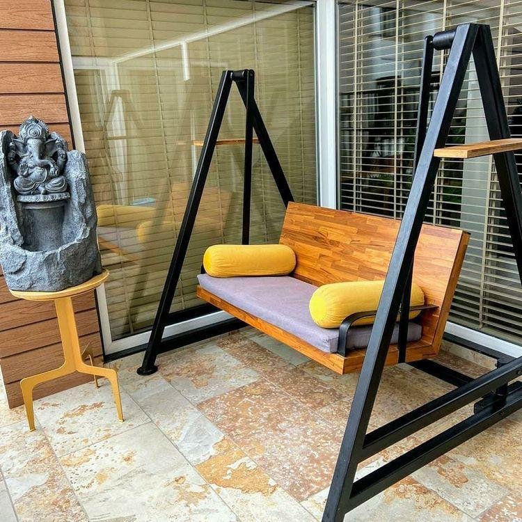Customized MS Steel Frame Swing Premium Sheet Metal Fabrication Product