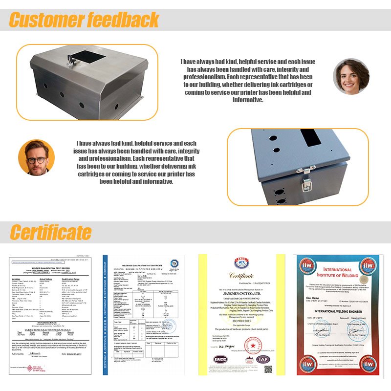 Oem Customized Stainless Steel Laser Cutting Sheet Metal Enclosure Processing Factory Sheet Metal Fabrication Products