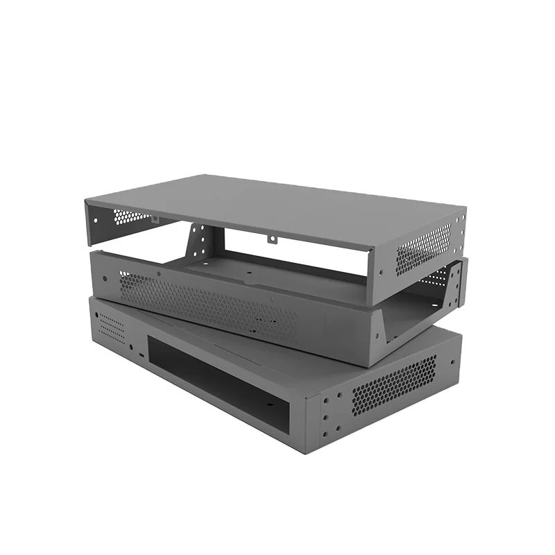 Highquality Custom Aluminum Sheet Metal Enclosure Amplifier Server Chassis Battery Case Mechanical Shell Sheet Metal Fabrication