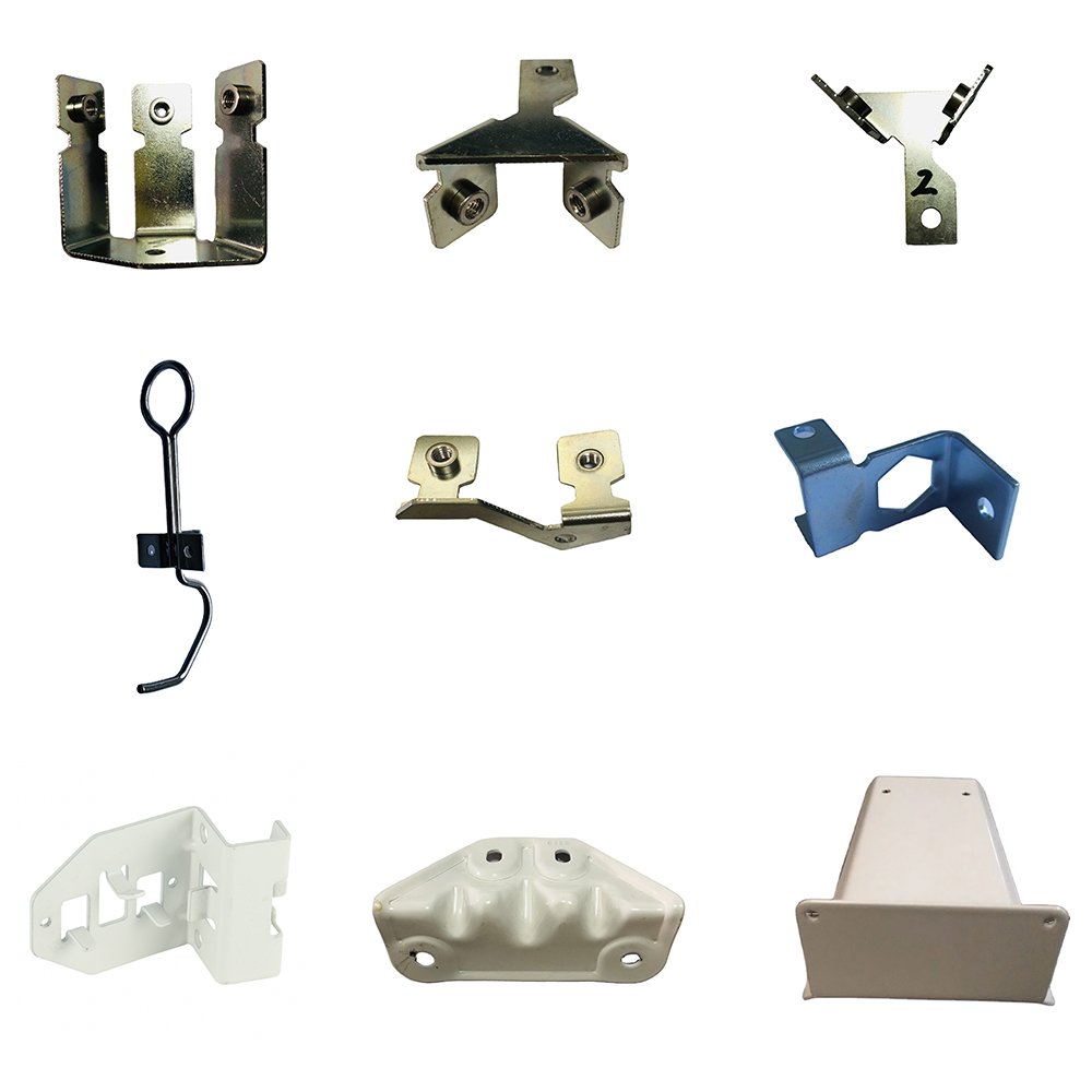 OEM stainless steel sheet metal fabrication cutting bending steel stamping stainless steel parts with spray metal wire bracket
