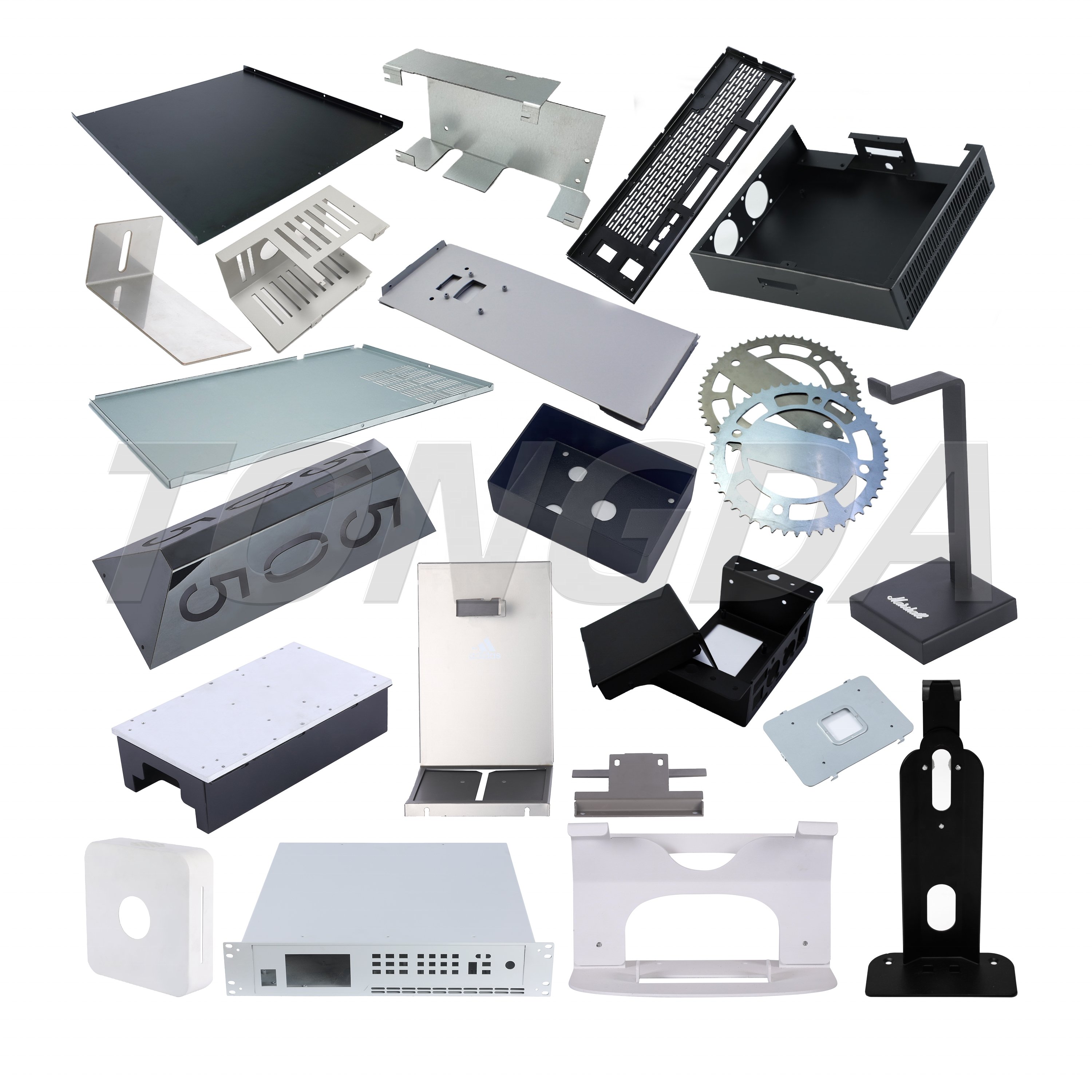 custom cheap china wholesale metal spare parts custom processing brackets sheet metal fabrication laser cutting service