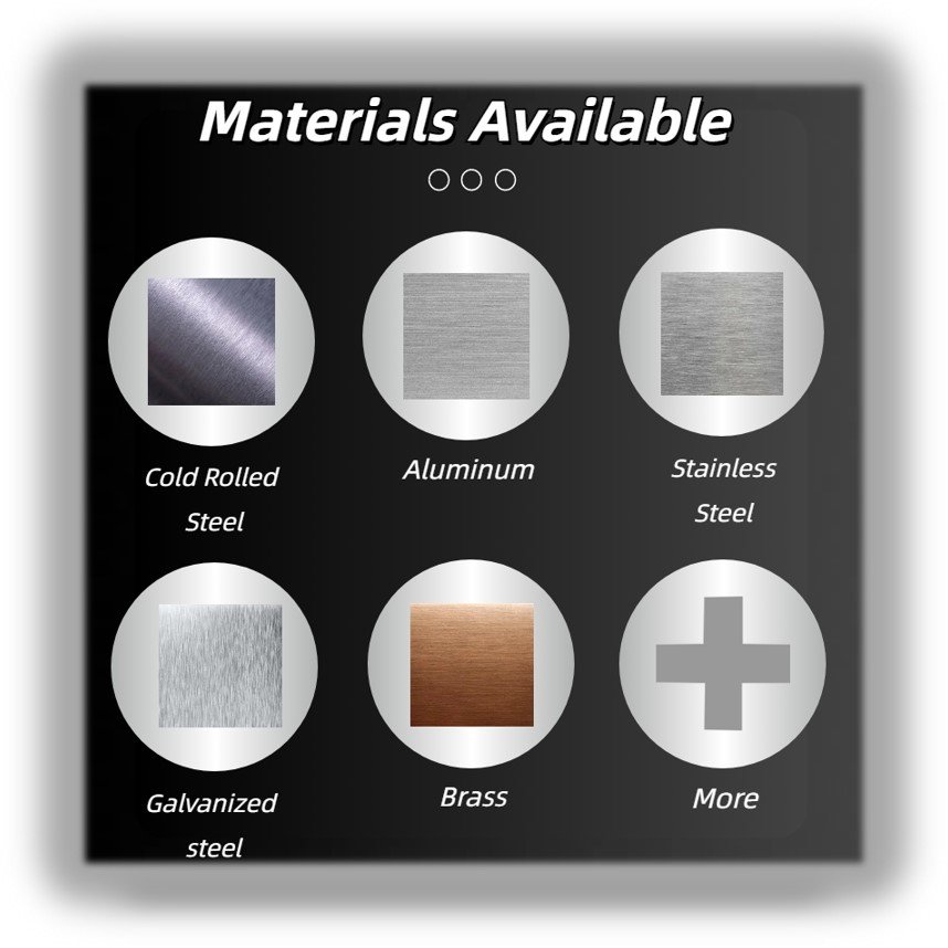 custom cheap china wholesale metal spare parts custom processing brackets sheet metal fabrication laser cutting service