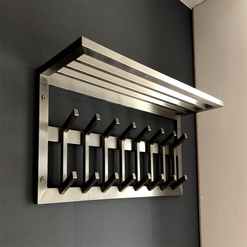 OEM Customized Stainless Steel Clothes Rack Stainless Steel Processing Rack Sheet Metal Fabrication
