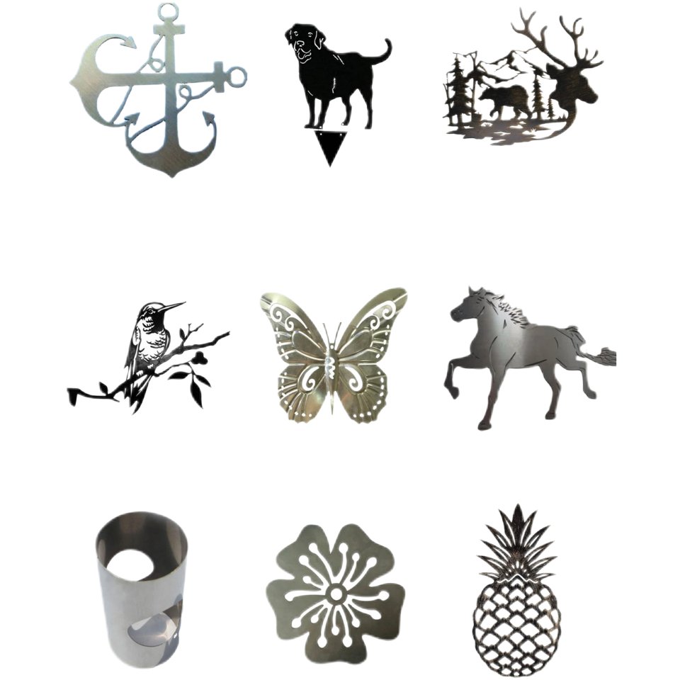Custom Factory Manufacture Anodized Aluminum Laser Cutting Sheet Metal Stamping Services Sheet Metal Fabrication