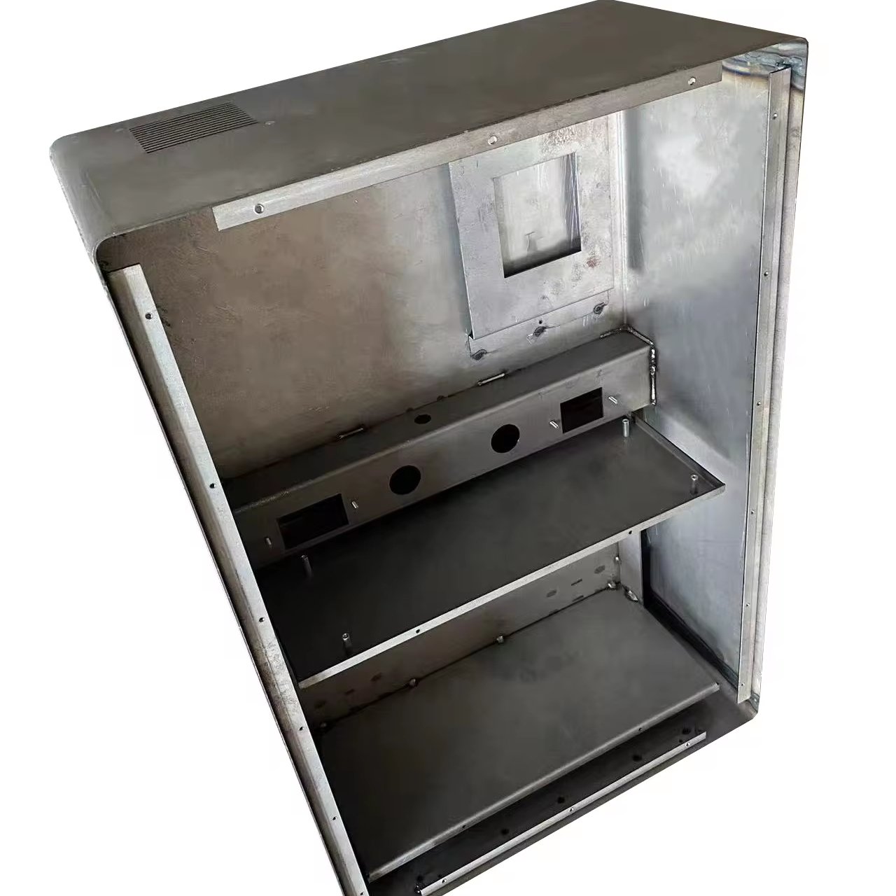 Custom Sheet Metal Fabrication Equipment Shell CNC Machining Bending Type with Polishing and Powder Coating Finish