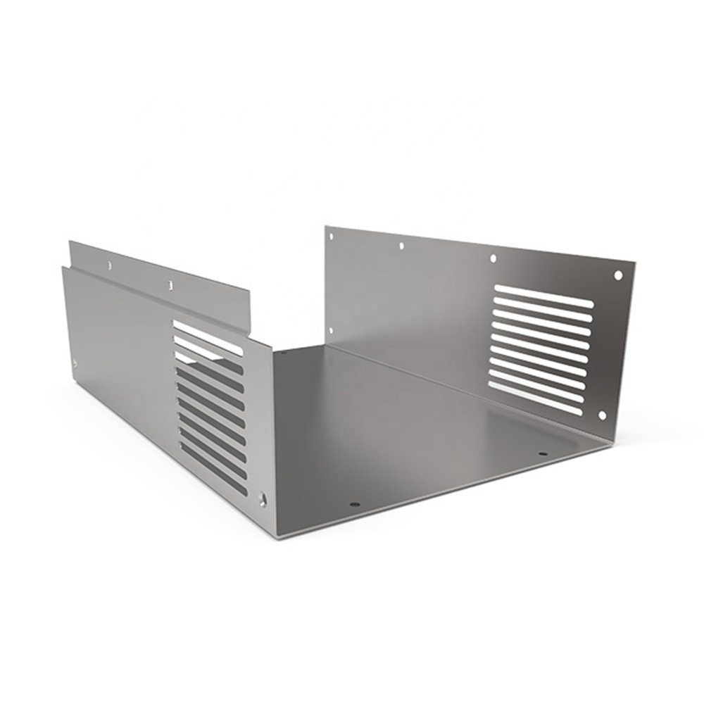 Customized Sheet Metal Fabrication Anodized Welded Right Angle Folded Sheet Metal Plate