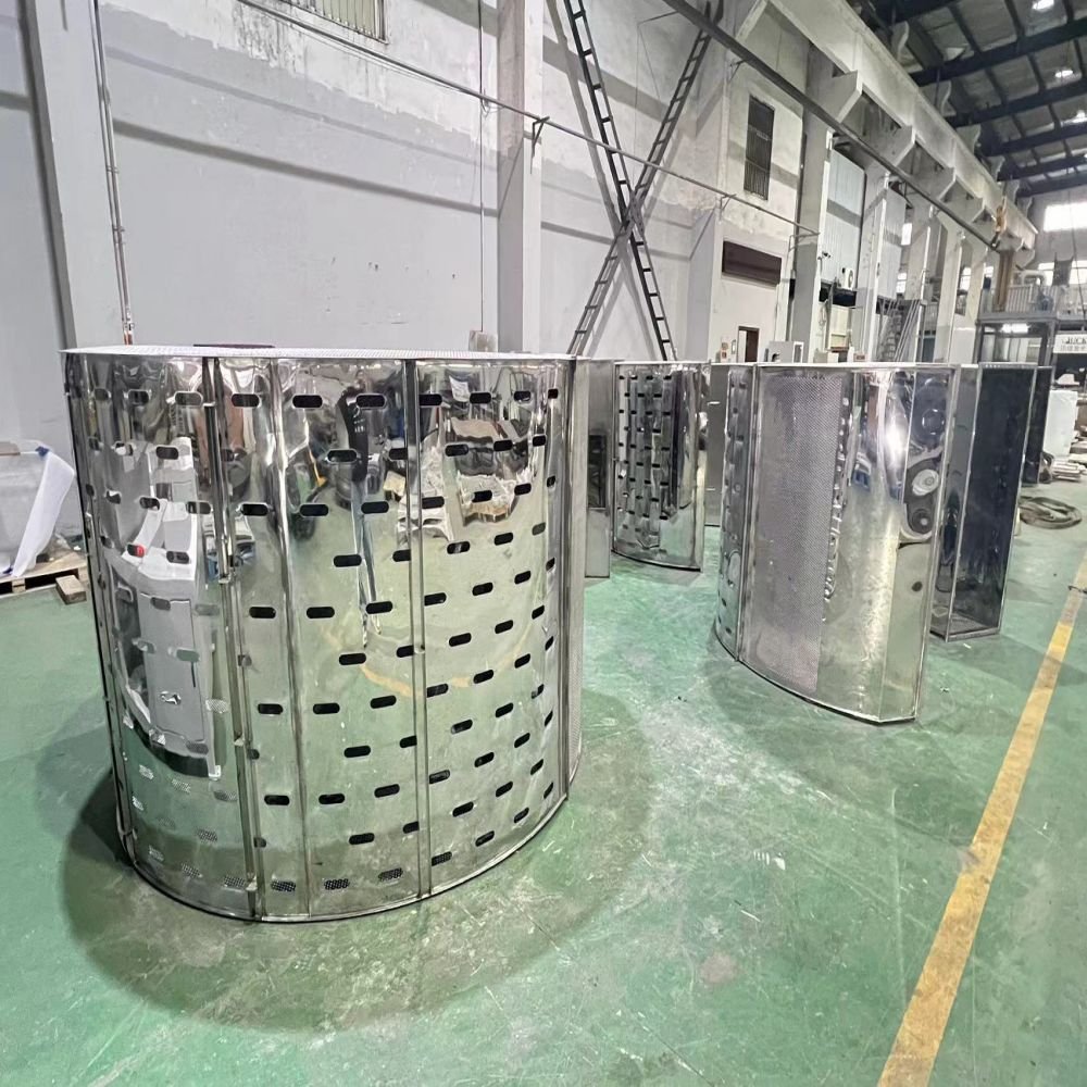 Custom Bending Workpieces Enhanced Stainless Steel Parts Sheet Metal Fabrication With Laser Cutting Process