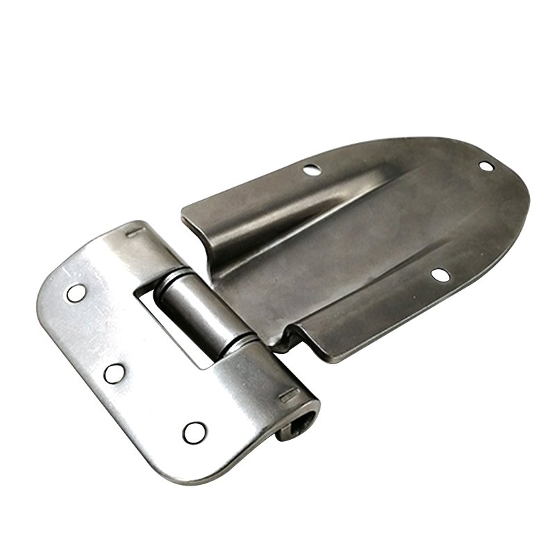 OEM Custom Stainless Steel Sheet Metal Fabrication Trailer Truck Body Parts Copper Container Door Hinge Stamping Bending Process