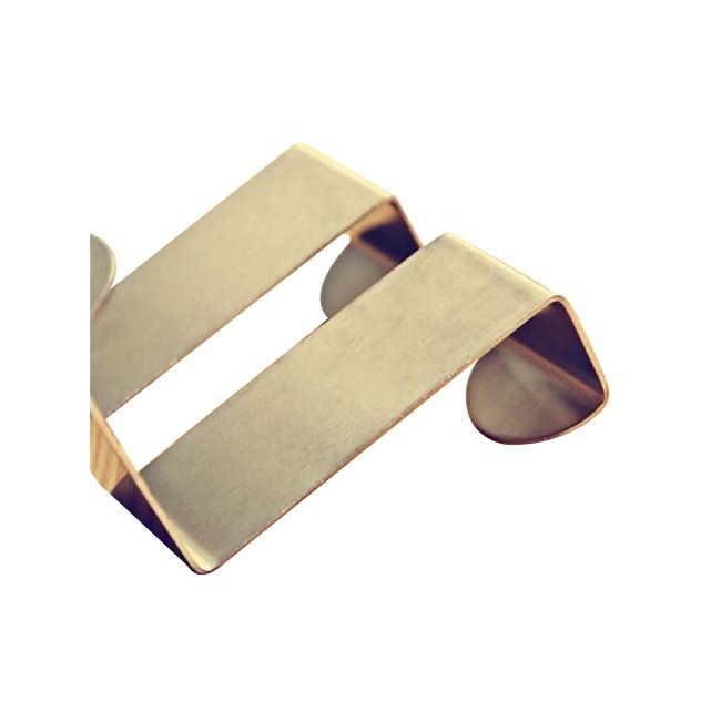 OEM Custom Sheet Metal Fabrication Stainless Steel Metal Flat Spring Clip