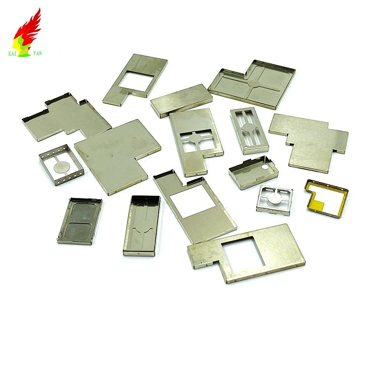Custom Nickel Copper Zinc Alloy Metal Stamping RF Shiled Insulation Shielding Enclosure Cover Sheet Metal Fabrication Parts
