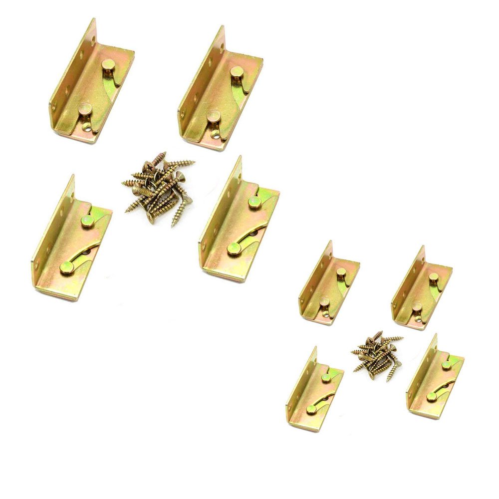 Custom Sheet Metal Fabrication Manufacturer Bed Frame Brackets Bed Rail Brackets Bed Frame Connectors with Screws