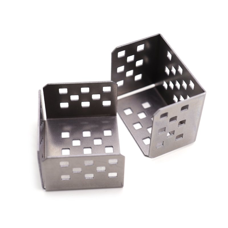 Custom Sheet Metal Fabrication Service Porous Stamping Parts Stainless Steel Galvanizing Bevel Gearbox Bracket