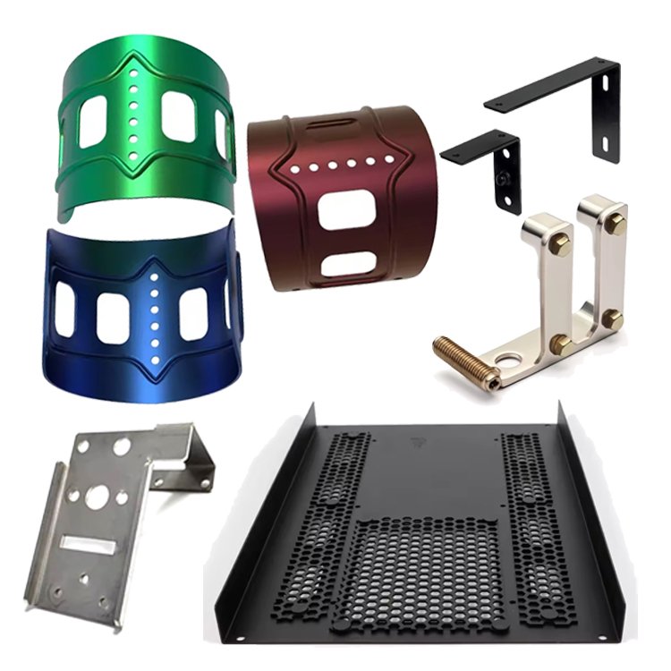 Aluminum Perforated Sheet Metal Fabrication Service with CNC Laser Cutting Bending Type Laser Cut Metal Sheet